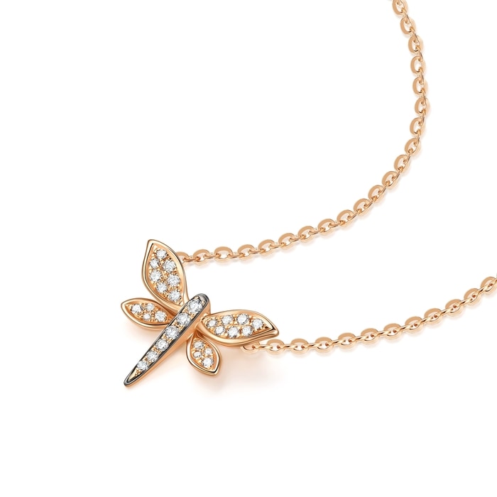 18K Rose & Black Gold Pendant | Chow Sang Sang Jewellery | 91559P - 4