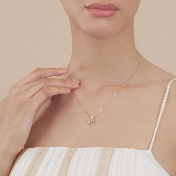 18K Rose & Black Gold Pendant | Chow Sang Sang Jewellery | 91559P - 3