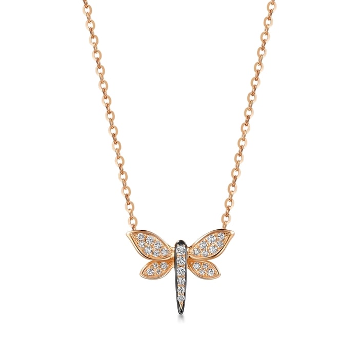 18K Rose & Black Gold Pendant | Chow Sang Sang Jewellery | 91559P - 1