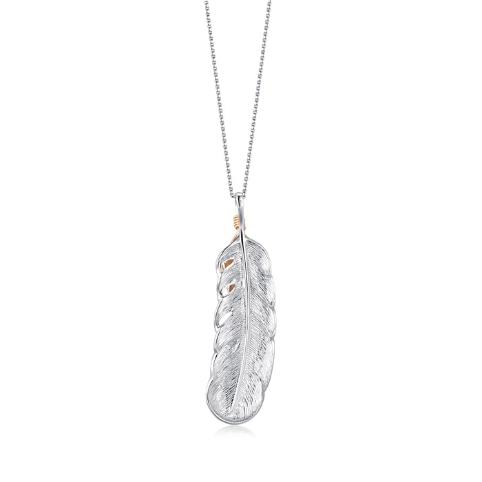 18K White & Rose Gold Pendant | Chow Sang Sang Jewellery | Love Decode | 91565P - 5