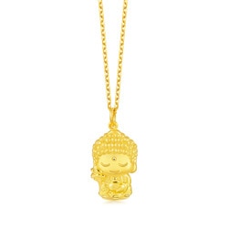 'Belief' 999.9 Gold Medicine Buddha Pendant