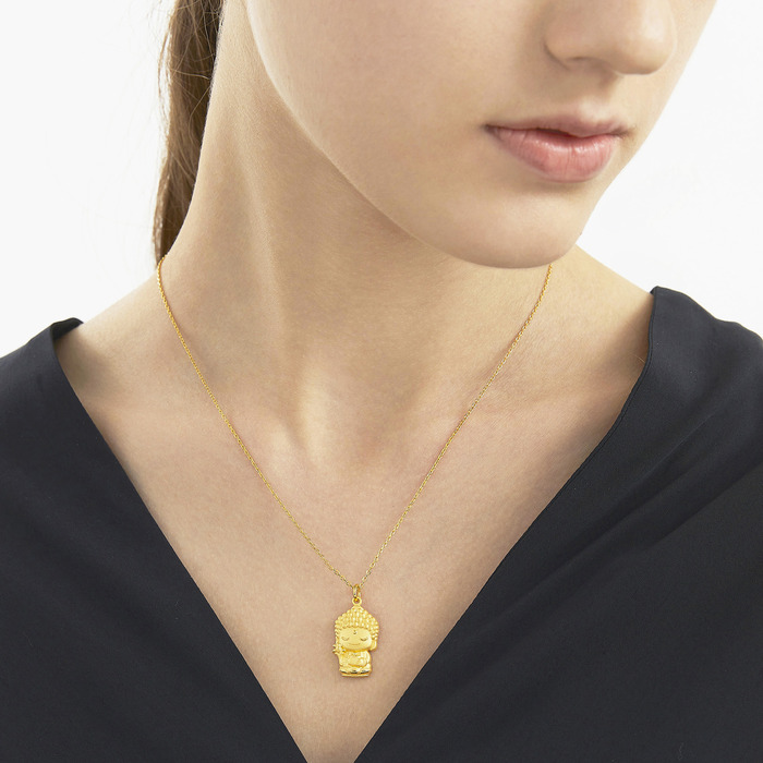 Solid Gold Pendant | Chow Sang Sang Jewellery | Chinese Gifting Collection | 91840P - 2