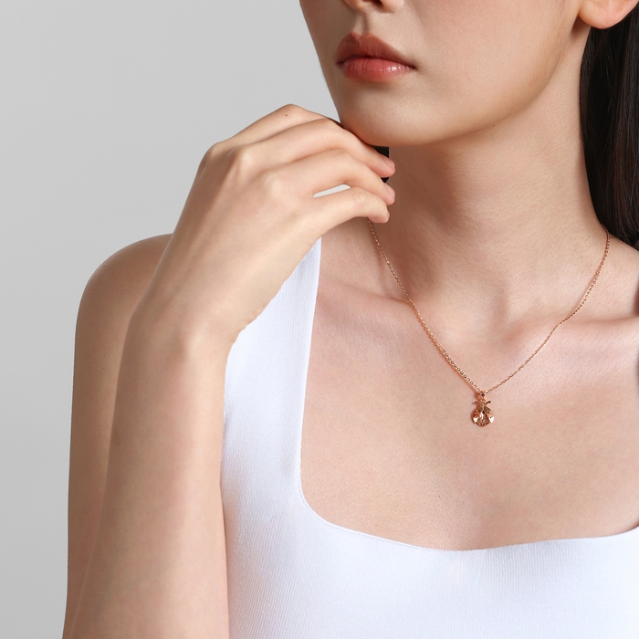 18K Rose Gold Pendant | Chow Sang Sang Jewellery | Minty Collection | 91869P - 3