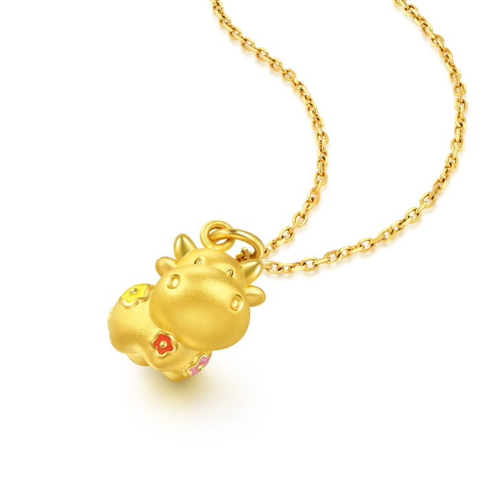 999黃金 吊墜 | 周生生珠寶 | PetChat | 92002P - 4