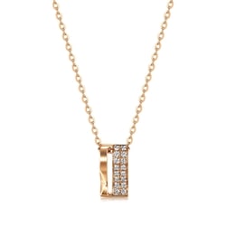 'Timeless' 18K Rose Gold Diamond Pendant