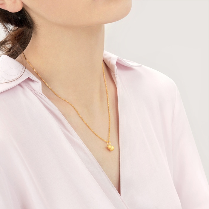 Solid Gold Pendant | Chow Sang Sang Jewellery | Cultural Blessings | 92039P - 3