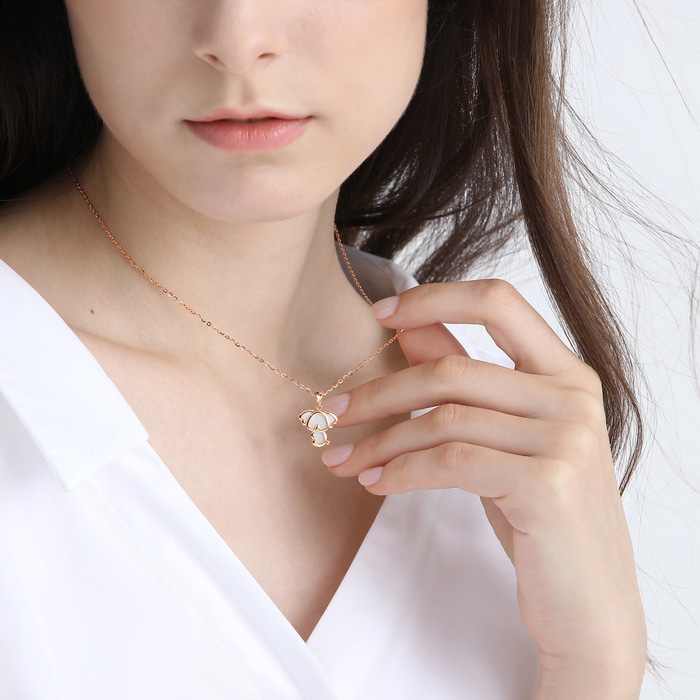 18K Rose Gold Pendant | Chow Sang Sang Jewellery | PetChat | 92047P - 3