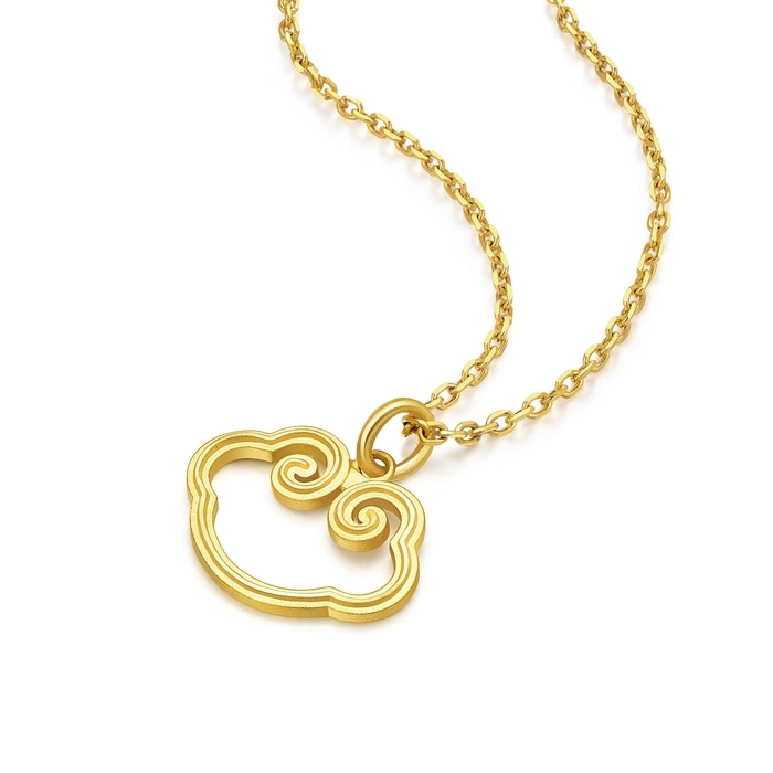 Solid Gold Pendant | Chow Sang Sang Jewellery | Cultural Blessings | 92066P - 4