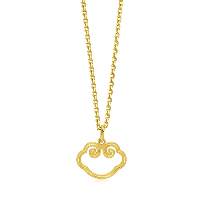 Solid Gold Pendant | Chow Sang Sang Jewellery | Cultural Blessings | 92066P - 1