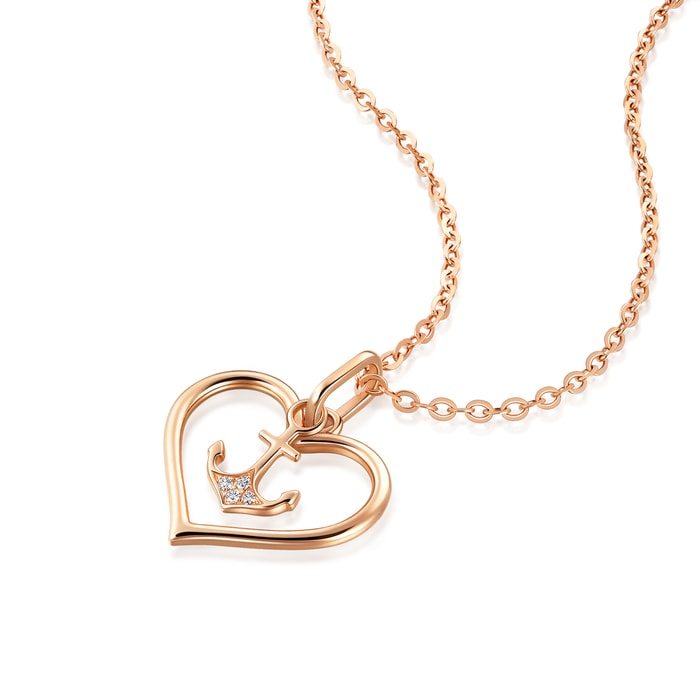 18K Rose Gold Pendant | Chow Sang Sang Jewellery | Love Decode | 92106P - 4