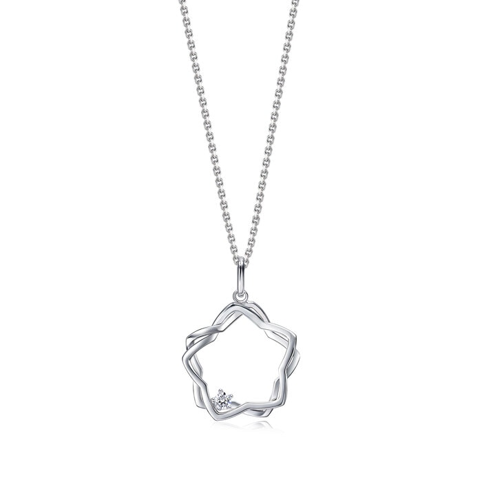 900 Platinum Pendant | Chow Sang Sang Jewellery | Daily Luxe | 92212P - 1