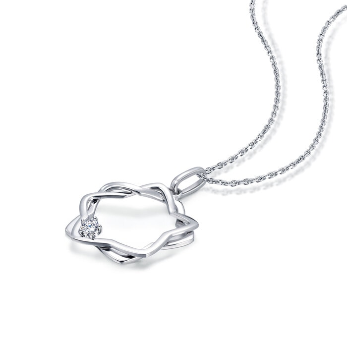 900 Platinum Pendant | Chow Sang Sang Jewellery | Daily Luxe | 92212P - 4