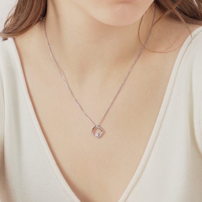 18K白色黄金 吊墜 | 周生生珠寶 | Daily Luxe | 92470P - 2