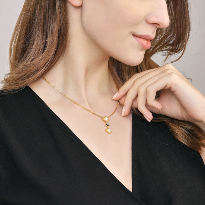 Solid Gold Pendant | Chow Sang Sang Jewellery | Cultural Blessings | 92499P - 3