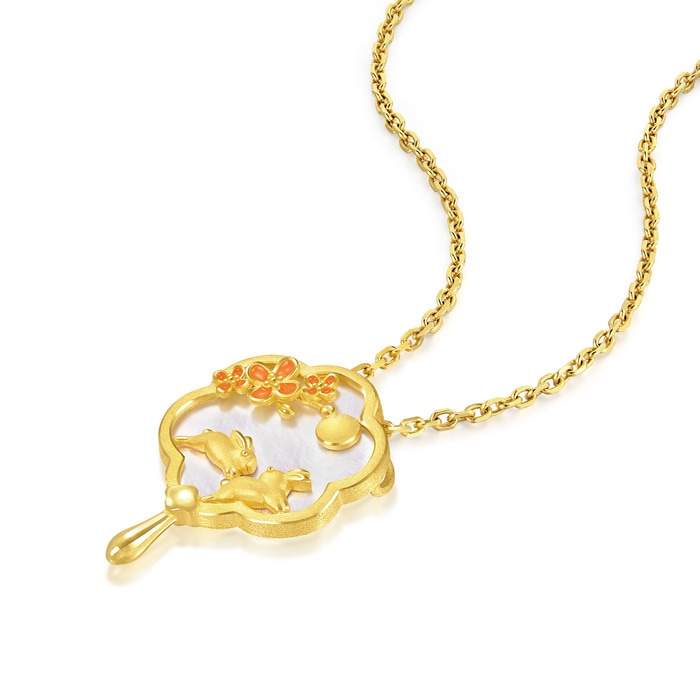 Solid Gold Pendant | Chow Sang Sang Jewellery | Cultural Blessings | 92655P - 4