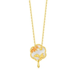 'Blossom' 999.9 Gold Rabbit Pendant
