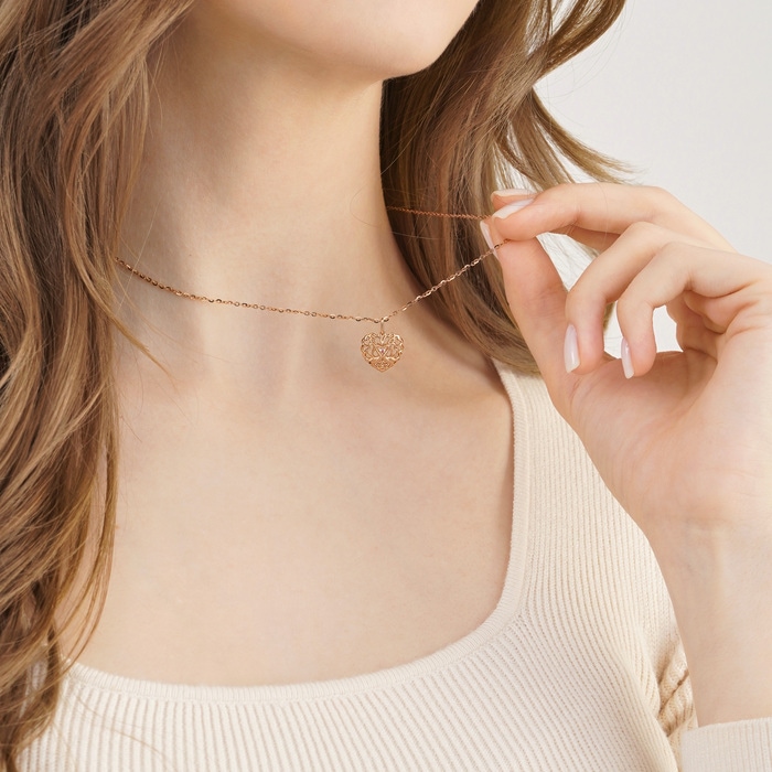18K Rose Gold Pendant | Chow Sang Sang Jewellery | 92873P - 3
