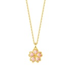 999 Gold Mother of Pearl Pendant