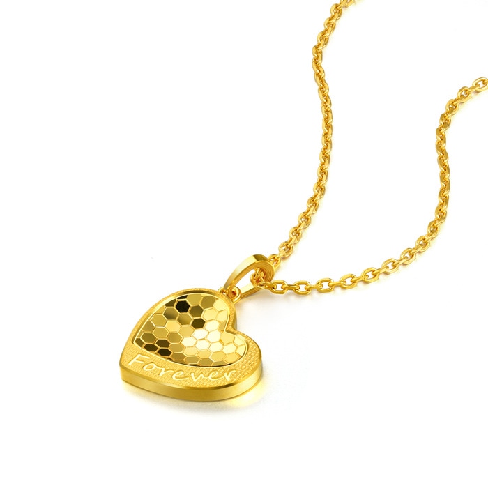 999黃金 吊墜 | 周生生珠寶 | Essence「永」 | 93170P - 4