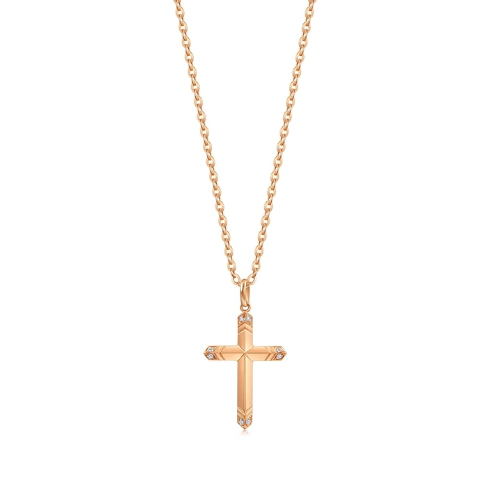 18K玫瑰金 吊墜 | 周生生珠寶 | 薄荷系列 | 93315P - 1