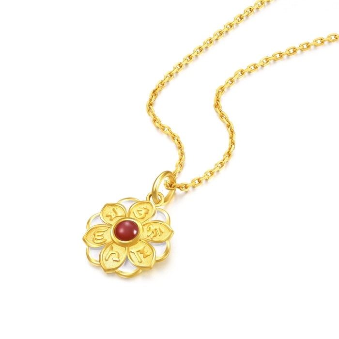 Solid Gold Pendant | Chow Sang Sang Jewellery | Cultural Blessings | 93484P - 4
