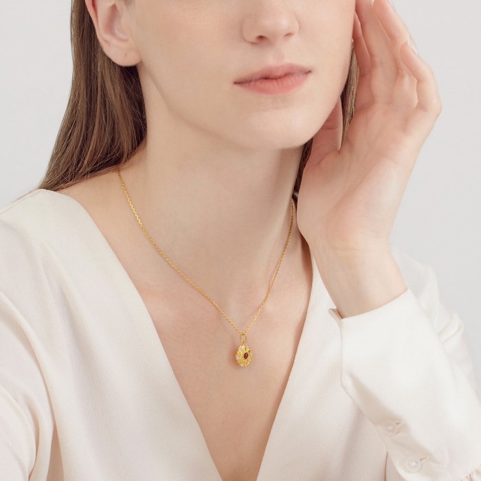 Solid Gold Pendant | Chow Sang Sang Jewellery | Cultural Blessings | 93484P - 3