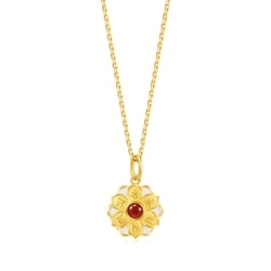 'Om Mani Padme Hum' 999.9 Gold Pendant