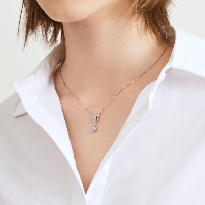 18K白色黄金 吊墜 | 周生生珠寶 | Diamond Symphony「鑽之頌」 | 93548P - 2