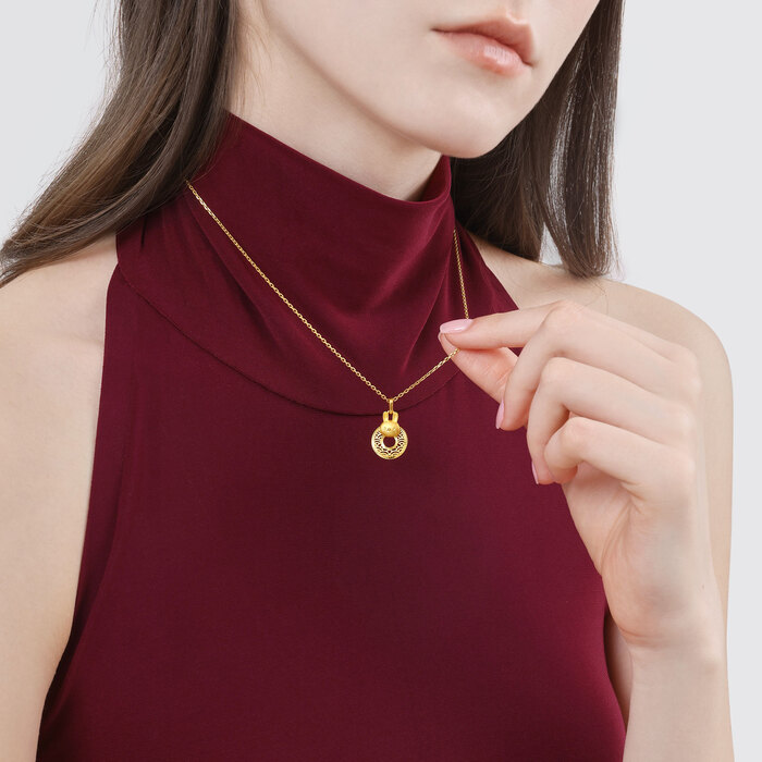 Solid Gold Pendant | Chow Sang Sang Jewellery | Chinese Gifting Collection | 94411P - 3