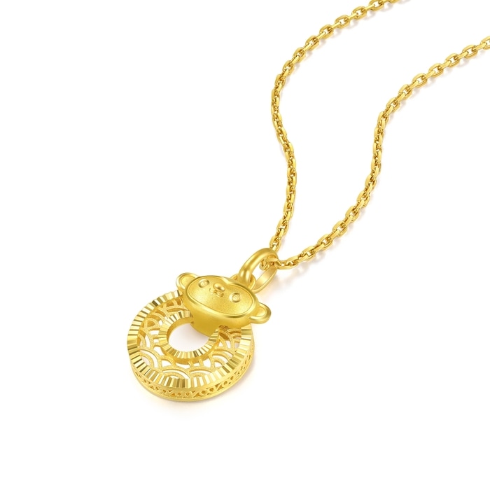 Solid Gold Pendant | Chow Sang Sang Jewellery | Chinese Gifting Collection | 94417P - 4