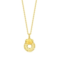 'Belief' 999 Gold Dog Pendant