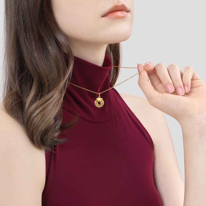 Solid Gold Pendant | Chow Sang Sang Jewellery | Chinese Gifting Collection | 94419P - 3