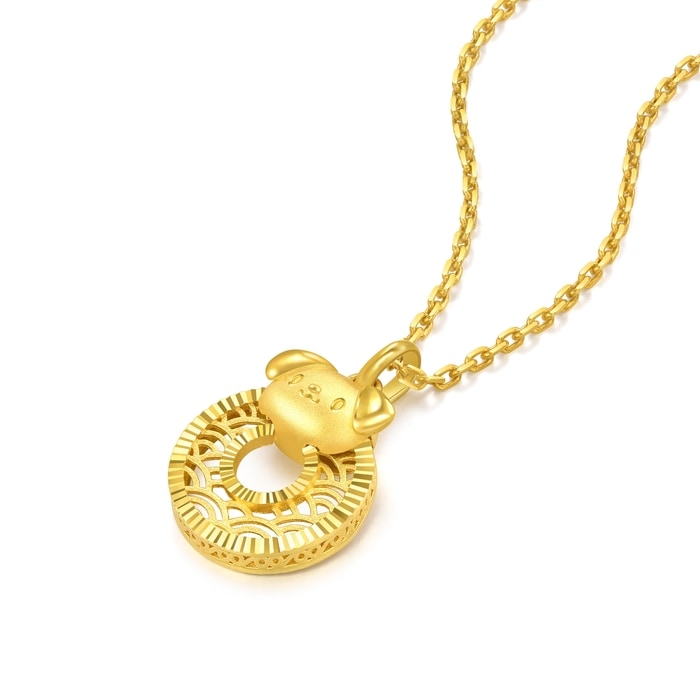 Solid Gold Pendant | Chow Sang Sang Jewellery | Chinese Gifting Collection | 94419P - 4