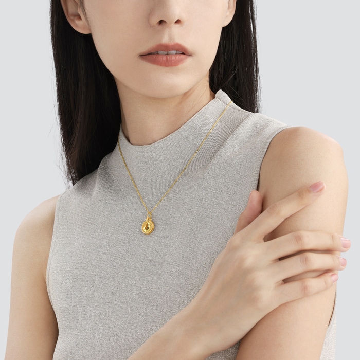 Solid Gold Pendant | Chow Sang Sang Jewellery | Cultural Blessings | 94465P - 3