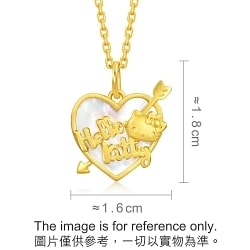 Hello kitty gold pendant clearance
