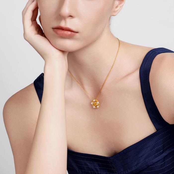 Solid Gold Pendant | Chow Sang Sang Jewellery | 94782P - 3