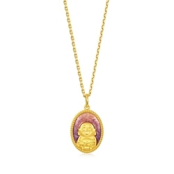 'Belief' 999.9 Gold Maitreya Buddha Pendant
