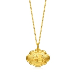 'New Born' 999.9 Gold Pendant