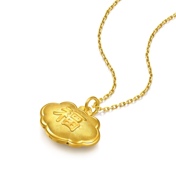 Solid Gold Pendant | Chow Sang Sang Jewellery | Chinese Gifting Collection | 95494P - 4