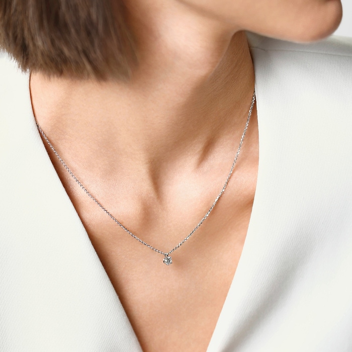 18K White Gold Pendant | Chow Sang Sang Jewellery | 95526P - 2