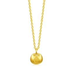 999 Gold‘Fu Lock’Pendant