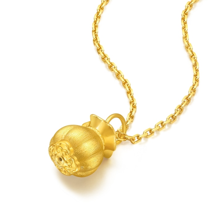 Solid Gold Pendant | Chow Sang Sang Jewellery | Minty Collection | 96155P - 4