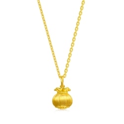 999 Gold Money Pouch Pendant