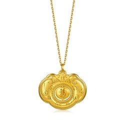 'New Born' 999.9 Gold Peace and Prosperity Pendant
