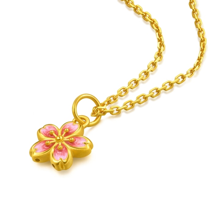 Solid Gold Pendant | Chow Sang Sang Jewellery | Minty Collection | 96213P - 2