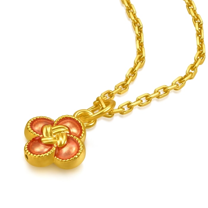 Solid Gold Pendant | Chow Sang Sang Jewellery | Minty Collection | 96216P - 2