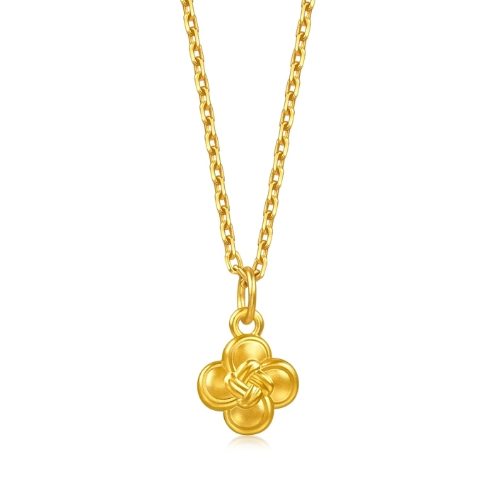 Solid Gold Pendant | Chow Sang Sang Jewellery | Minty Collection | 96216P - 3
