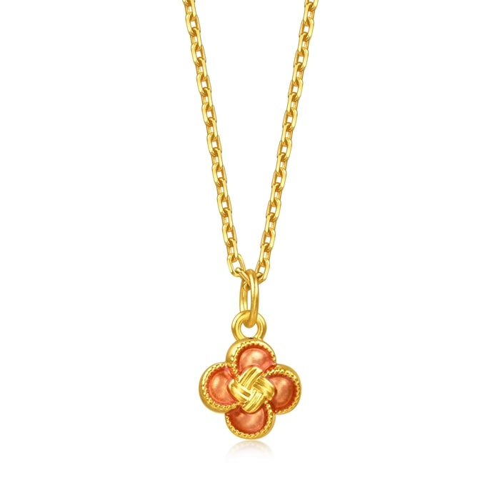 Solid Gold Pendant | Chow Sang Sang Jewellery | Minty Collection | 96216P - 1