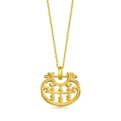 '1934' 999.9 Gold Ruyi Abacus Pendant