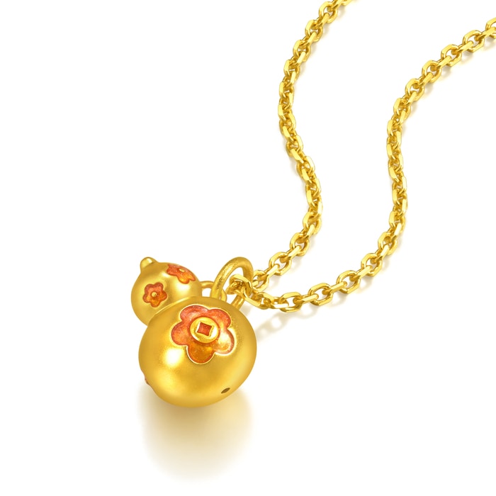 Solid Gold Pendant | Chow Sang Sang Jewellery | Minty Collection | 96652P - 4